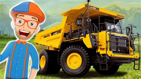 you tube blippi skid steer|blippi youtube dump truck.